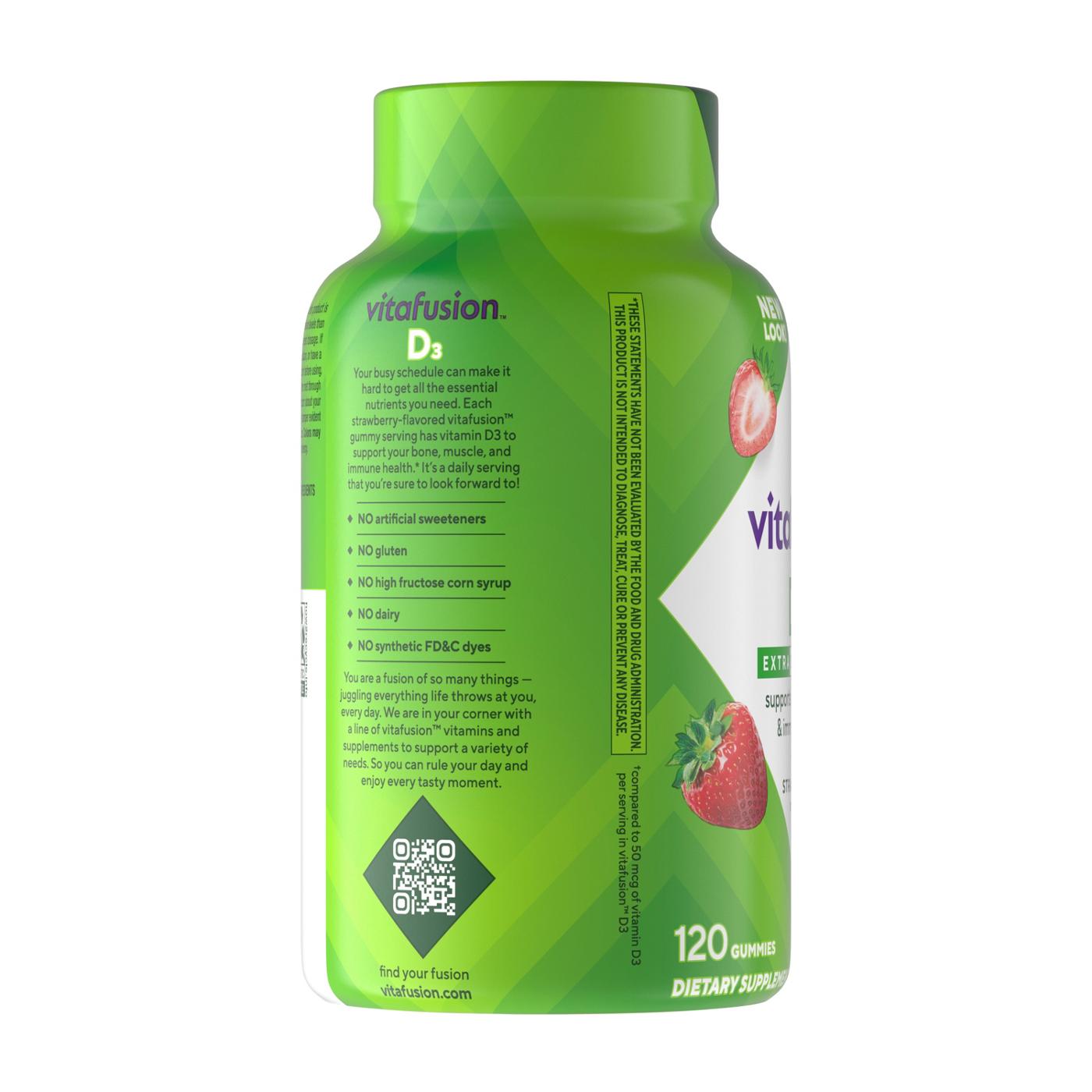 Vitafusion Vitamin D3 Extra Strength Gummies - Strawberry; image 3 of 5