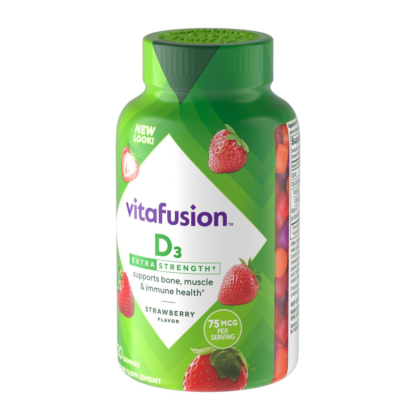 Vitafusion Vitamin D3 Extra Strength Gummies - Strawberry; image 4 of 5