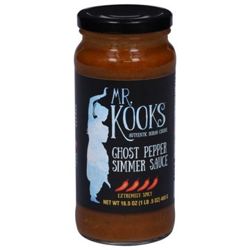 Mr. Kooks Ghost Pepper Simmer Sauce, 16.5 oz