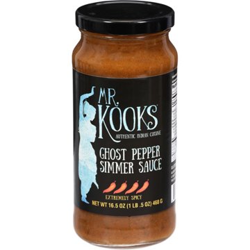 Mr. Kooks Ghost Pepper Simmer Sauce, 16.5 oz