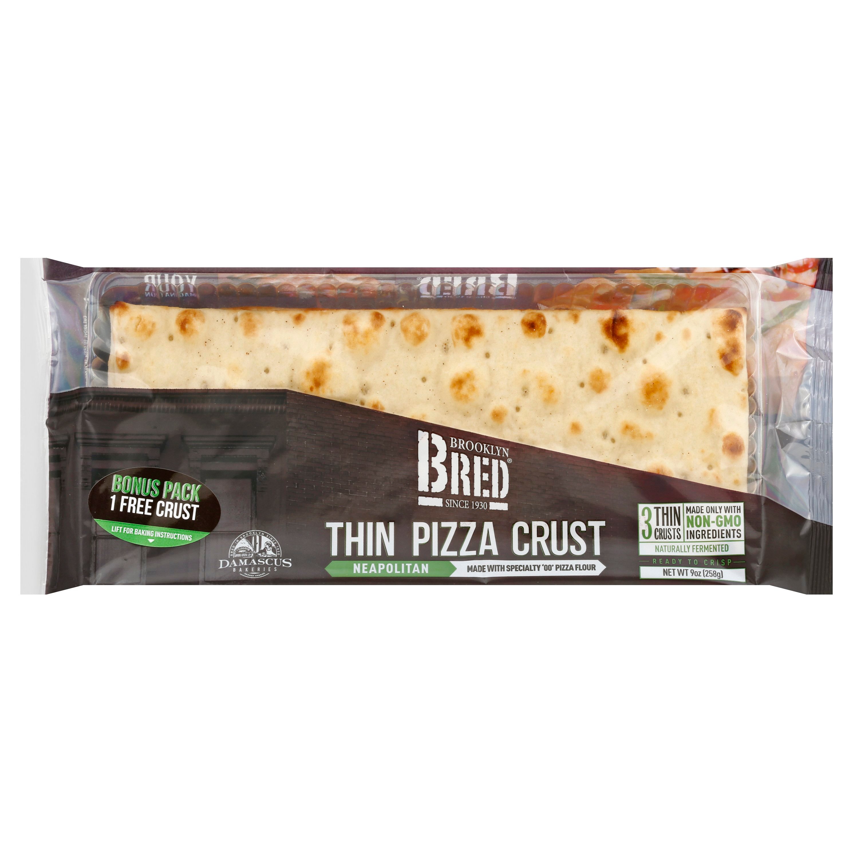 Brooklyn Bred Thin Pizza Crust Neapolitan Shop Bread at HEB