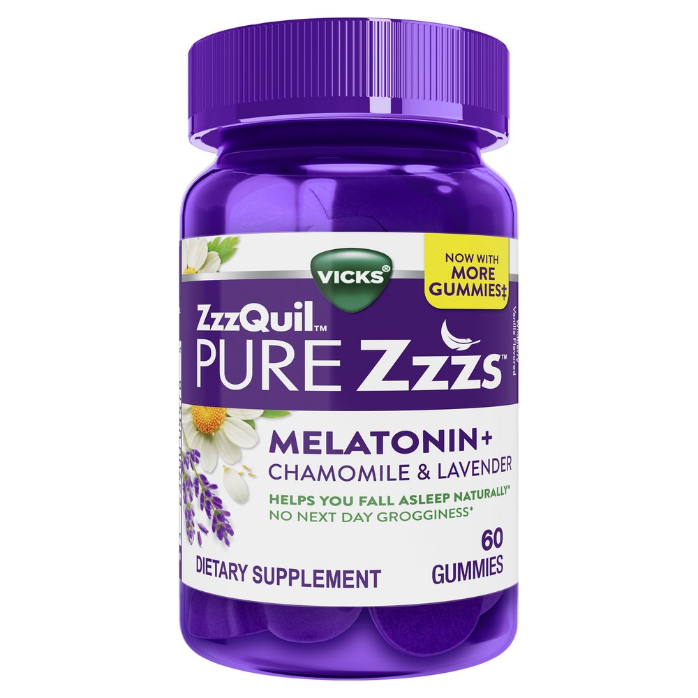 Vicks ZzzQuil Pure Zzzs Melatonin Gummies - Shop Diet & fitness at H-E-B