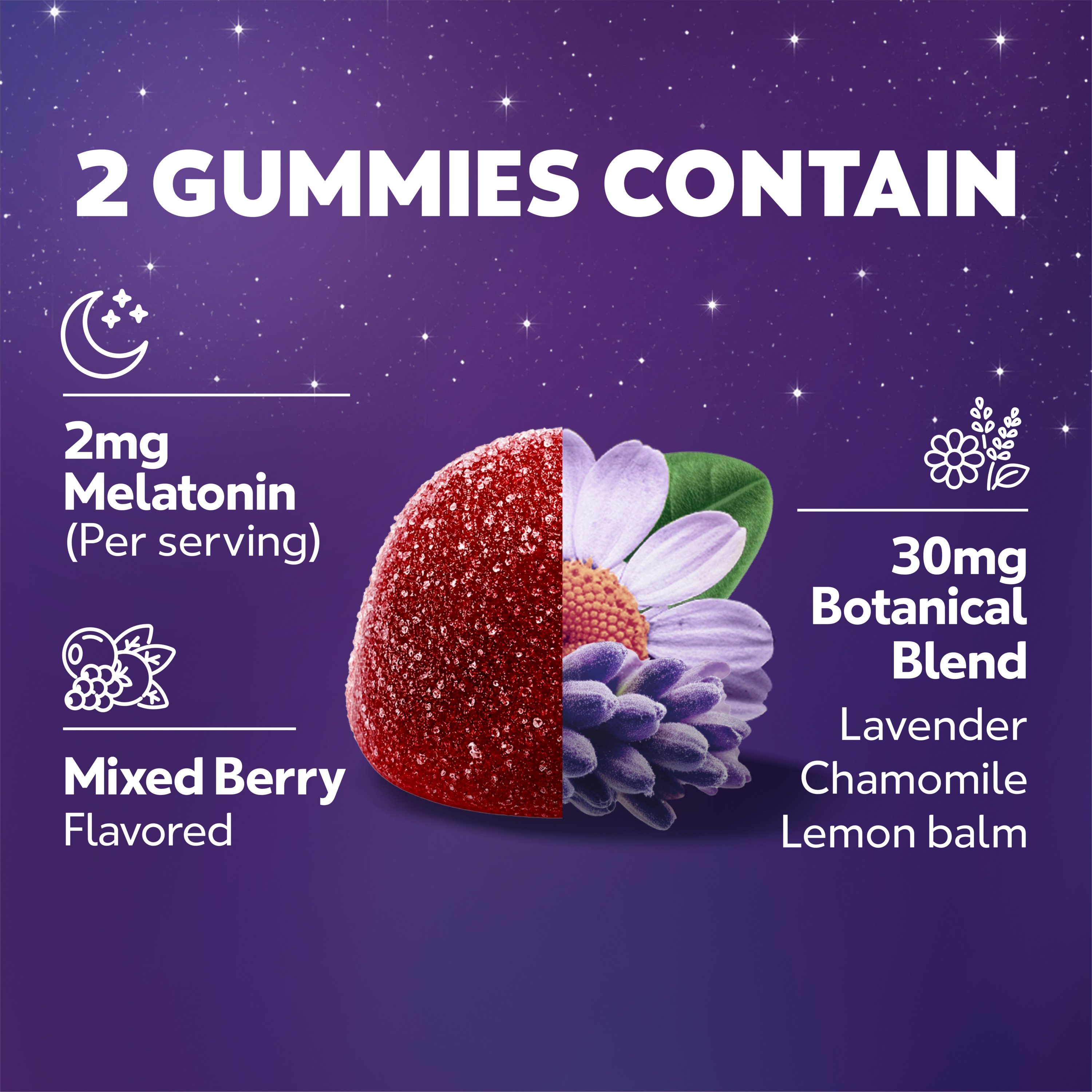 Vicks ZzzQuil PURE Zzzs Melatonin Gummies, Sleep Aid with