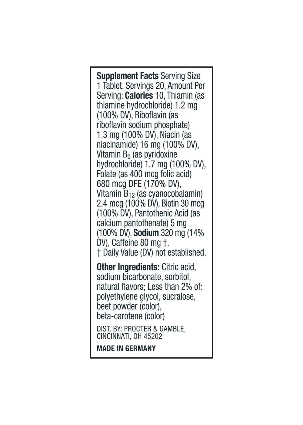 Voost Energy Orange Mango Effervescent Tablets; image 3 of 4