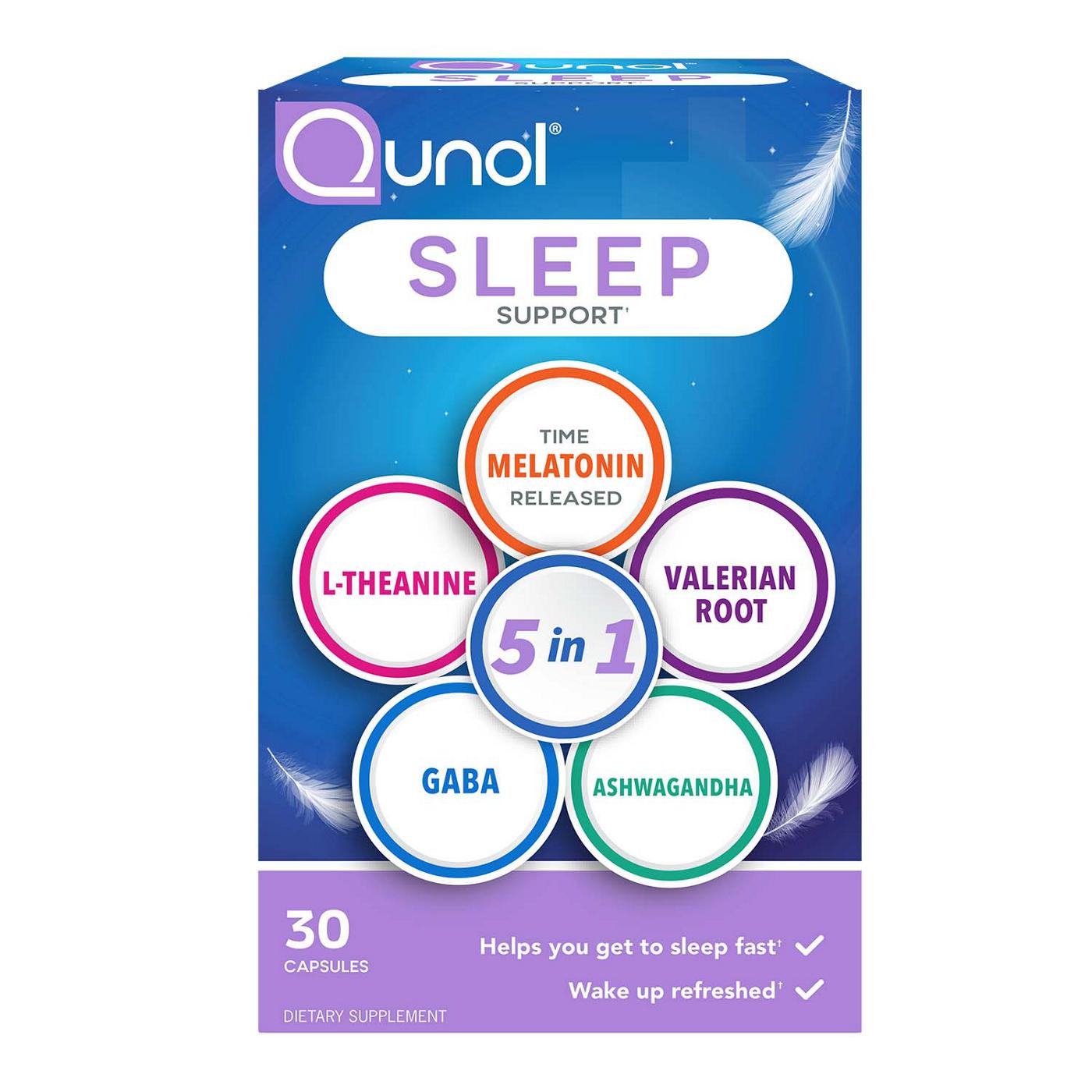 Qunol Sleep Support Capsules; image 1 of 4