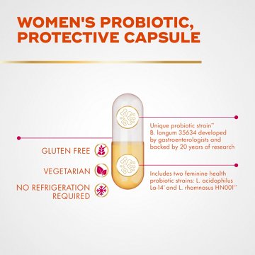 Align Probiotic Capsules, Women's Dual Action, Vaginal Probiotics for Women