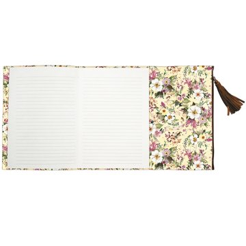 C.R. Gibson Eden Leather Wrapped Clutch Journal - Brown, 6.75" x 8.75"