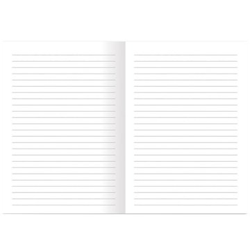 C.R. Gibson Eden Leather Wrapped Clutch Journal - Black, 6.75" x 8.75"