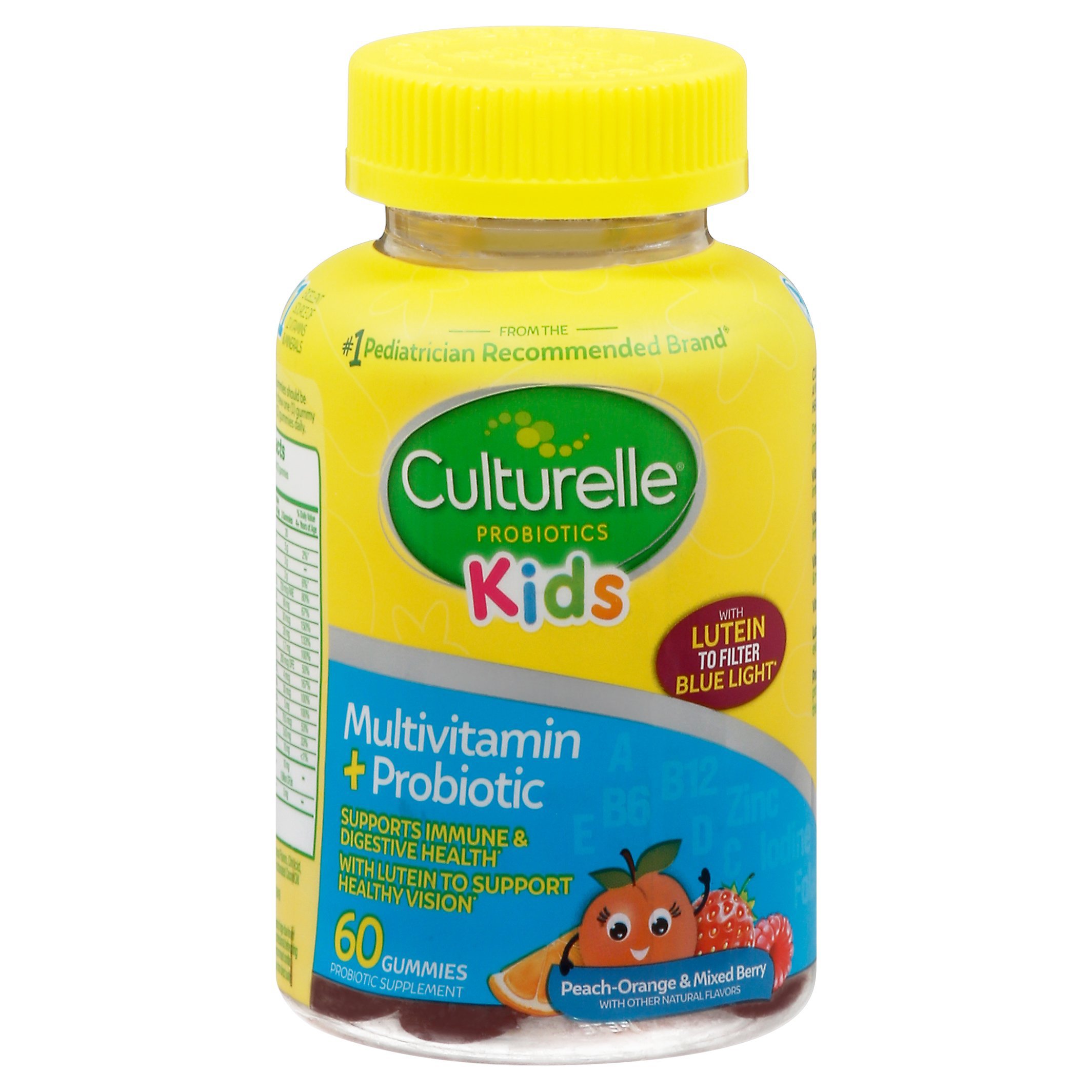 Culturelle Kids' Multivitamin + Probiotic Gummies, 60 ct