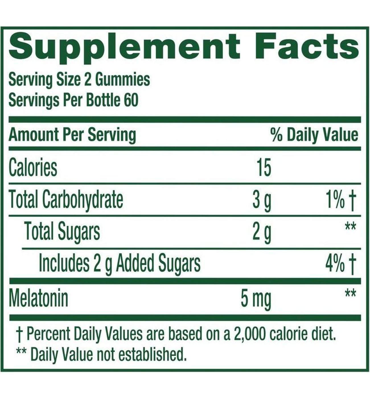 Vitafusion Extra Strength Sleep 5 mg Melatonin Gummies - Blackberry; image 2 of 3