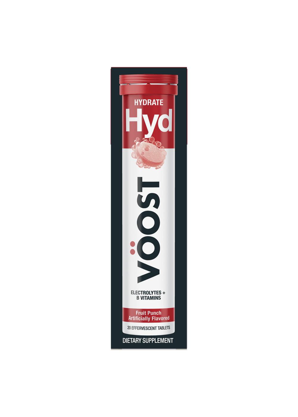 Voost Hydrate Fruit Punch Effervescent Tablets; image 1 of 4