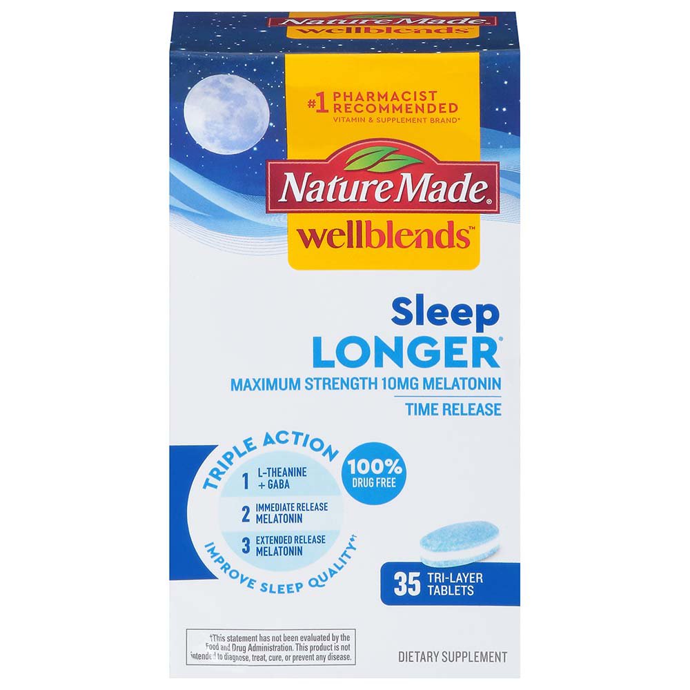 Nature Made Well Blends Sleep Longer Tri-Layer Tablets - Shop Diet ...