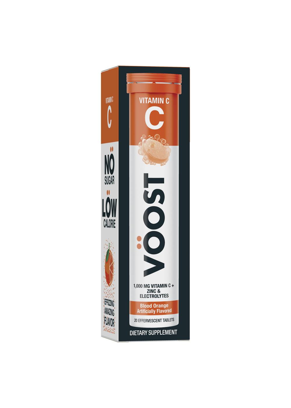 Voost Vitamin C Blood Orange Effervescent Tablets Shop Vitamins AZ