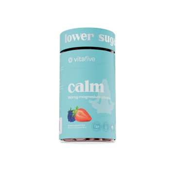 Vitafive Low Sugar Calm 150 mg Magnesium Gummies, 50 ct