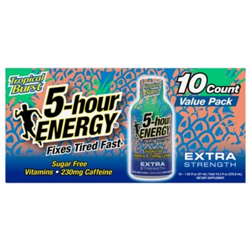5-hour ENERGY Extra Strength Energy Shots - Tropical Burst