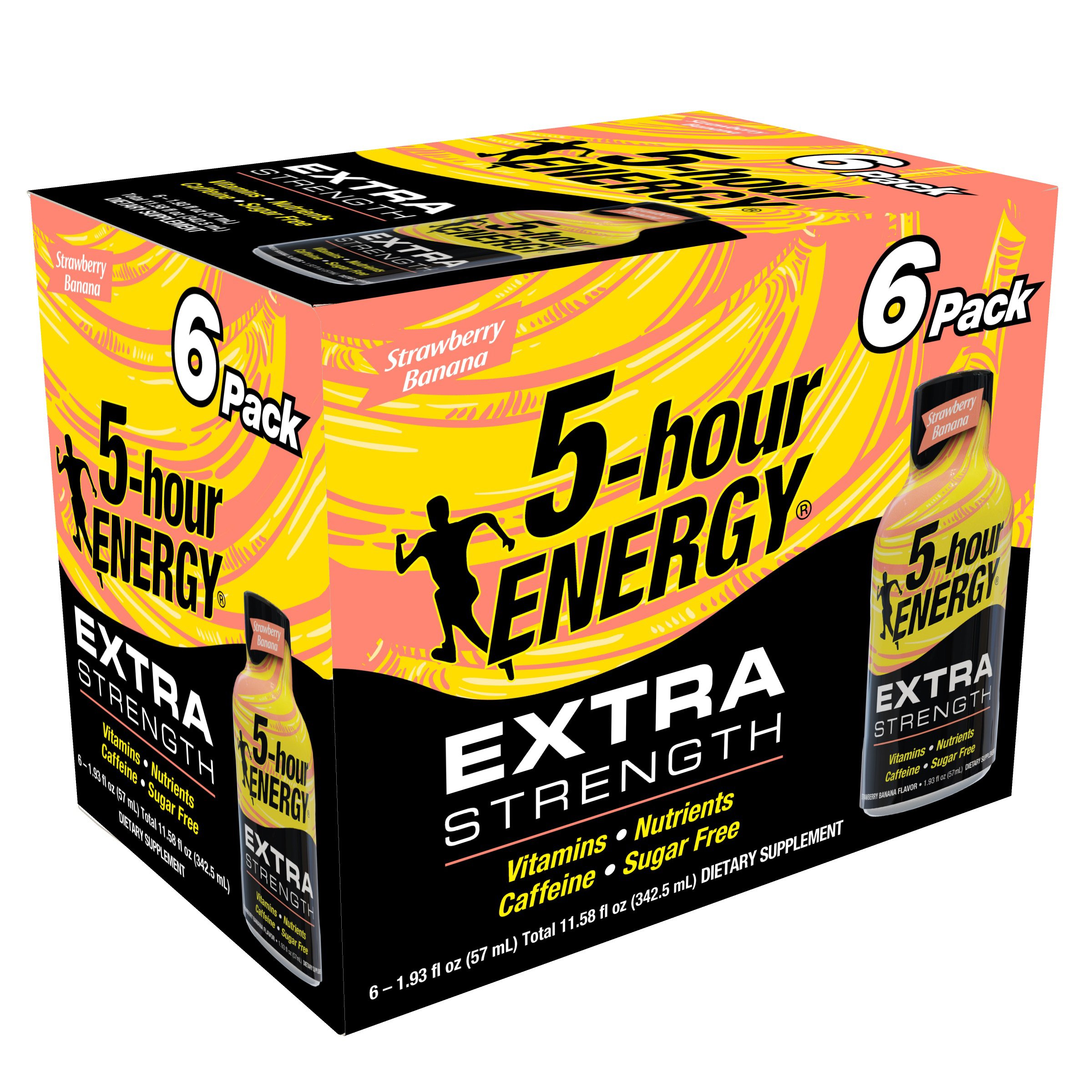 5 hour ENERGY Extra Strength Strawberry Banana Shop Sports Energy 