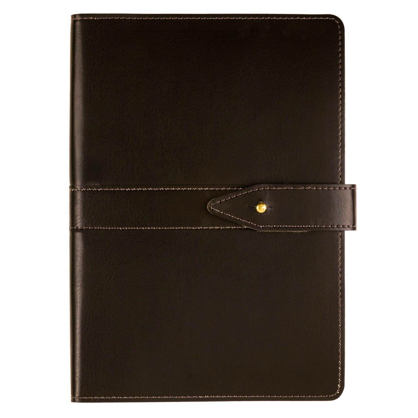 Eccolo Legend Journal with Flap Closure - Black; image 1 of 2