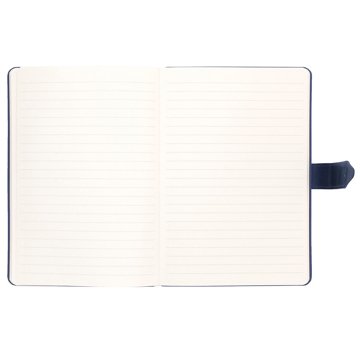 Eccolo Legend Journal with Flap Closure - Black, 6" x 8"
