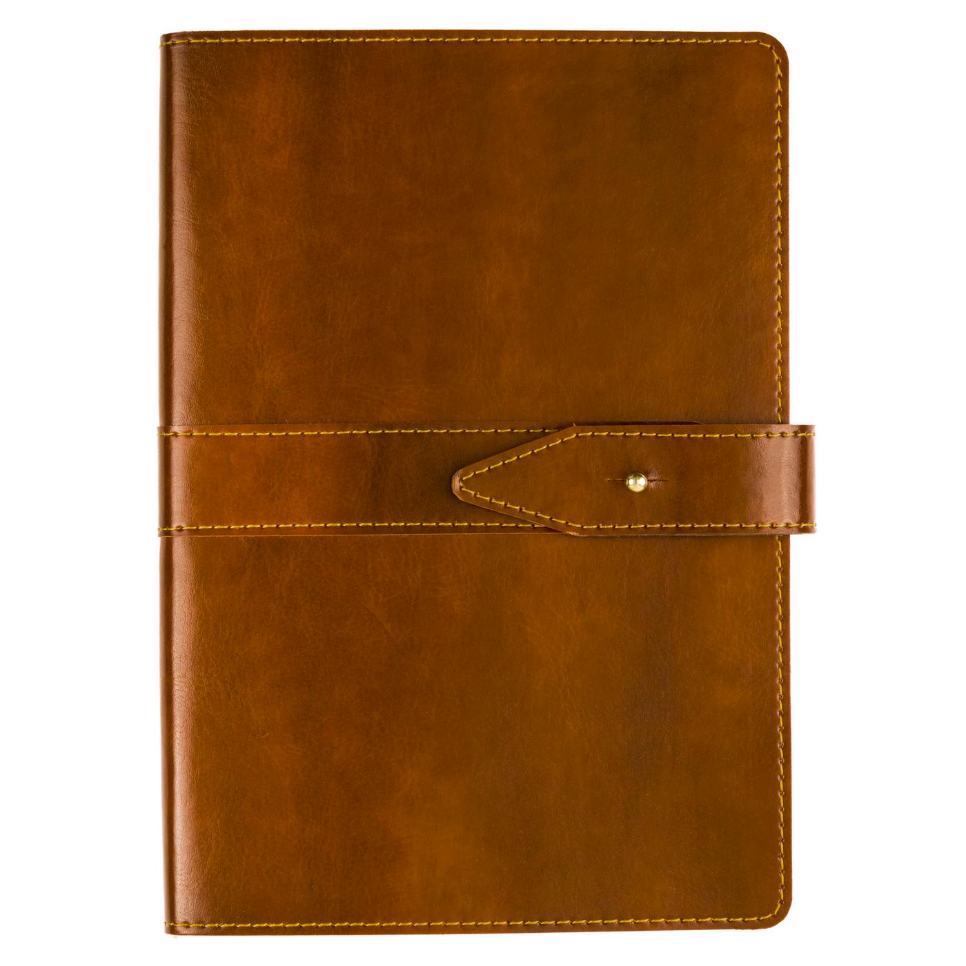 Eccolo Legend Journal with Flap Closure - Brown; image 1 of 2