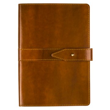 Eccolo Legend Journal with Flap Closure - Brown, 6" x 8"