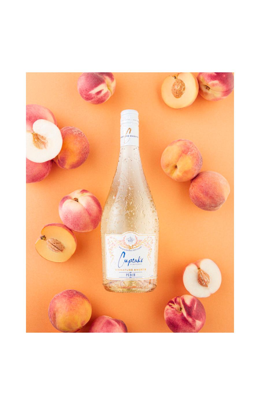 Cupcake Vineyards Signature Sweets Peach Moscato Flavored Wine Italy; image 2 of 5