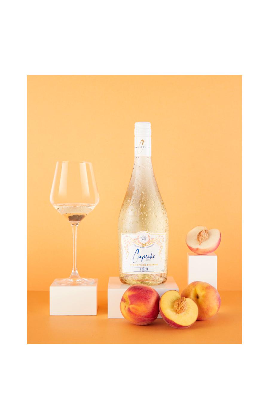 Cupcake Vineyards Signature Sweets Peach Moscato Flavored Wine Italy; image 4 of 5