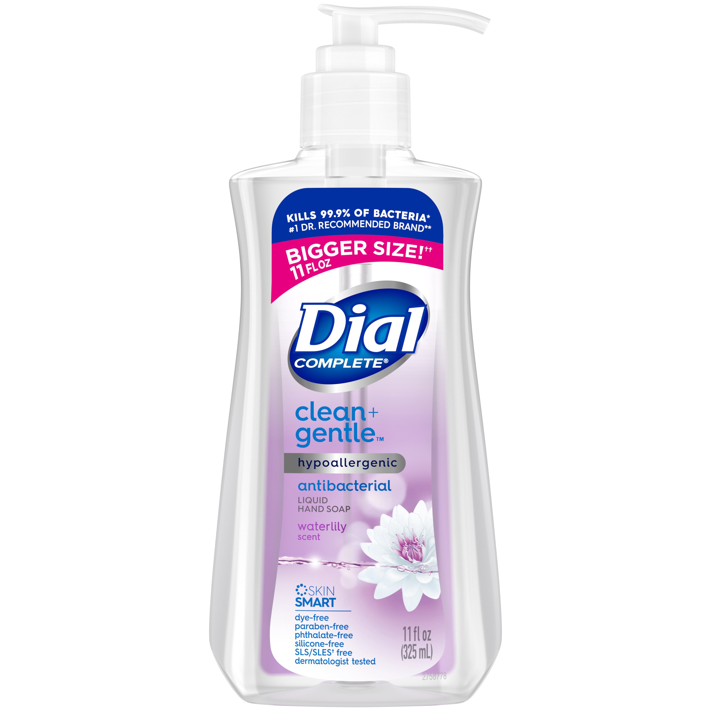 Dial Complete Clean + Gentle Hypoallergenic Liquid Hand Soap