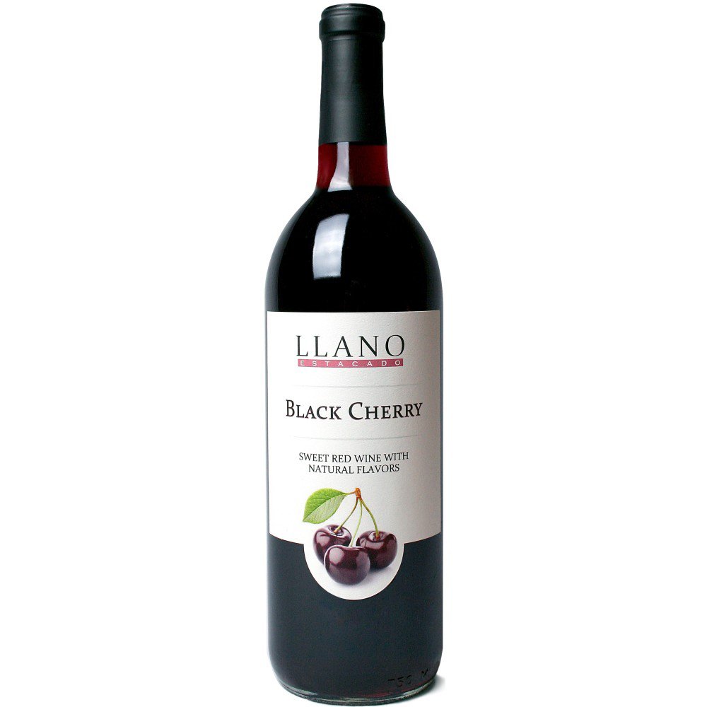 Llano Estacado Sweet Black Cherry Texas Flavored Wine, 750 ML