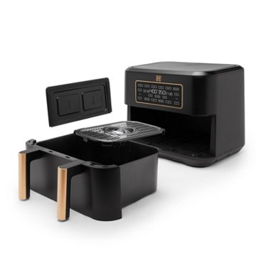 Kitchen & Table by H-E-B TriZone Air Fryer - Classic Black, 9 qt