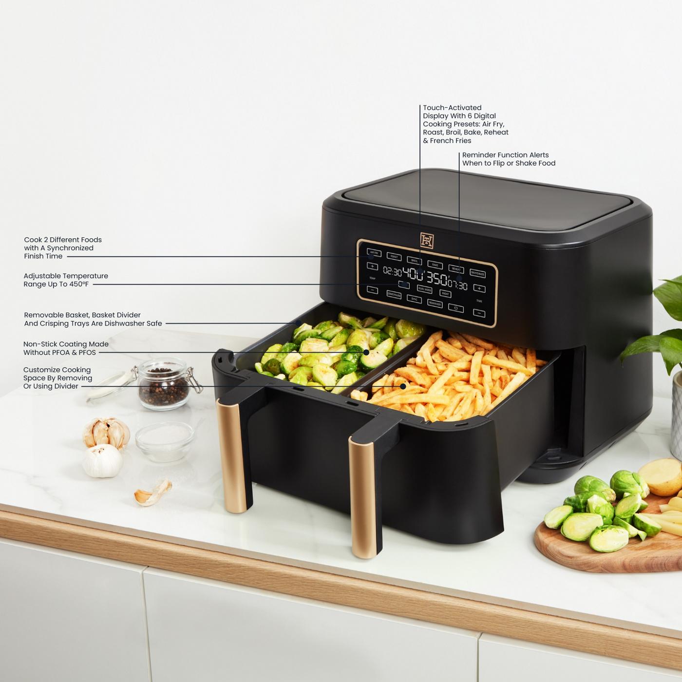 Kitchen & Table by HEB TriZone Air Fryer Classic Black Shop