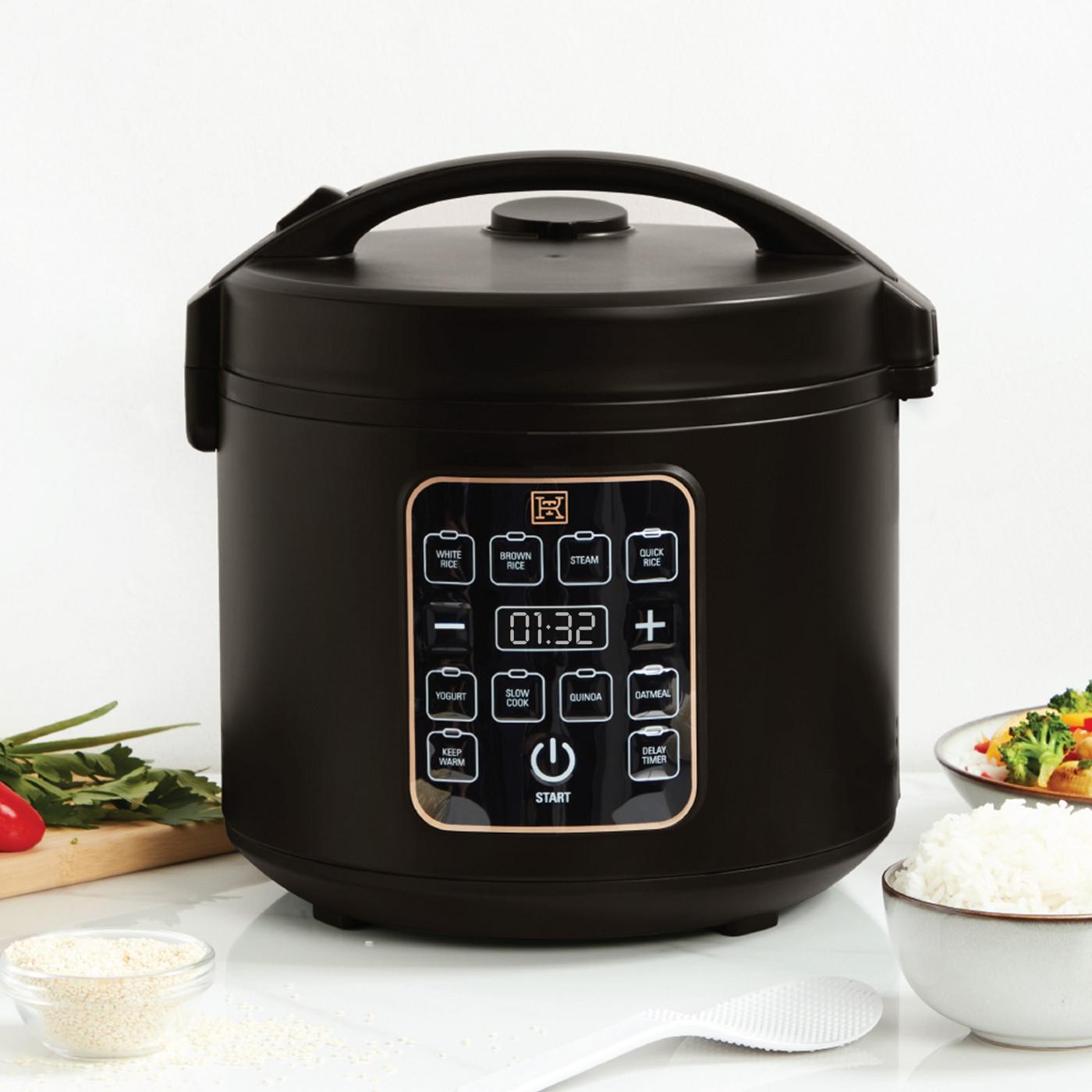 Rice Cooker, Food Steamer, Slow cooker, All in One Digital
