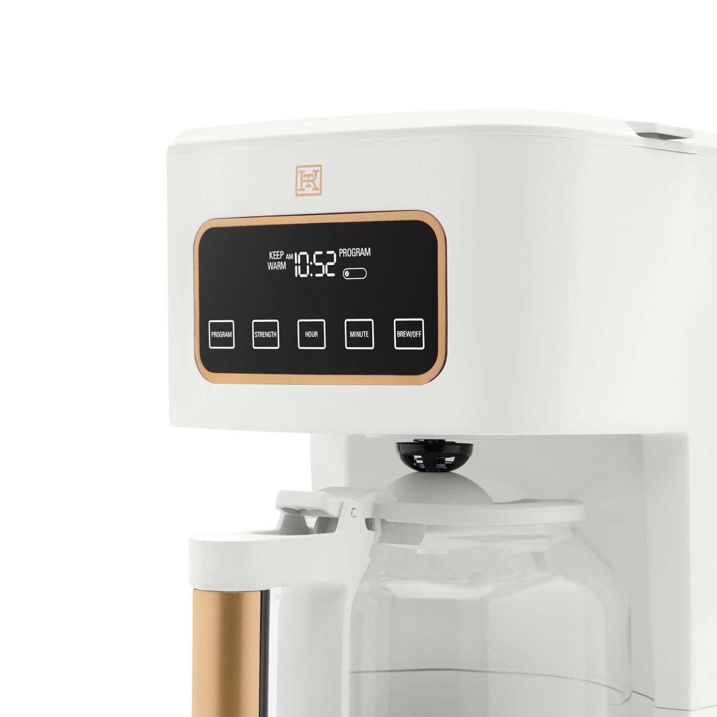 Kitchen & Table by H-E-B Coffee Maker - Cloud White; image 6 of 10