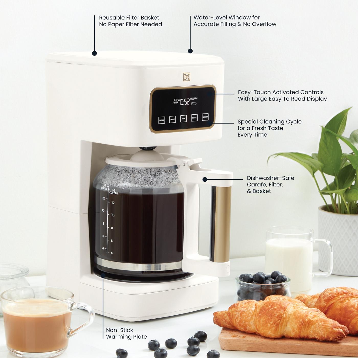 Kitchen & Table by HEB Coffee Maker Cloud White Shop Coffee makers at HEB