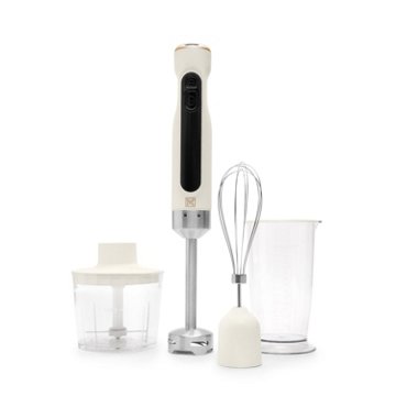 Kitchen & Table by H-E-B Cordless Hand Blender with Attachments – Cloud White, 1 ct