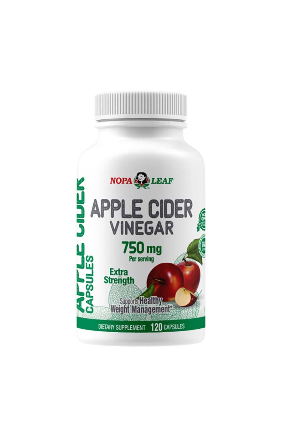 Salud Natural Entrepreneur Nopa Leaf Apple Cider Vinegar Capsules; image 1 of 3