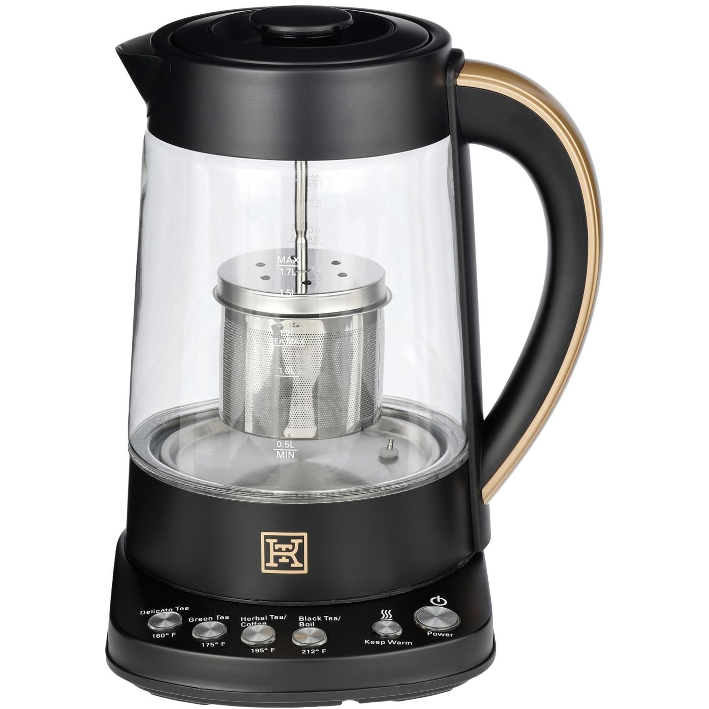 Kitchen & Table by H-E-B 2 in 1 Steeping Kettle - Classic Black