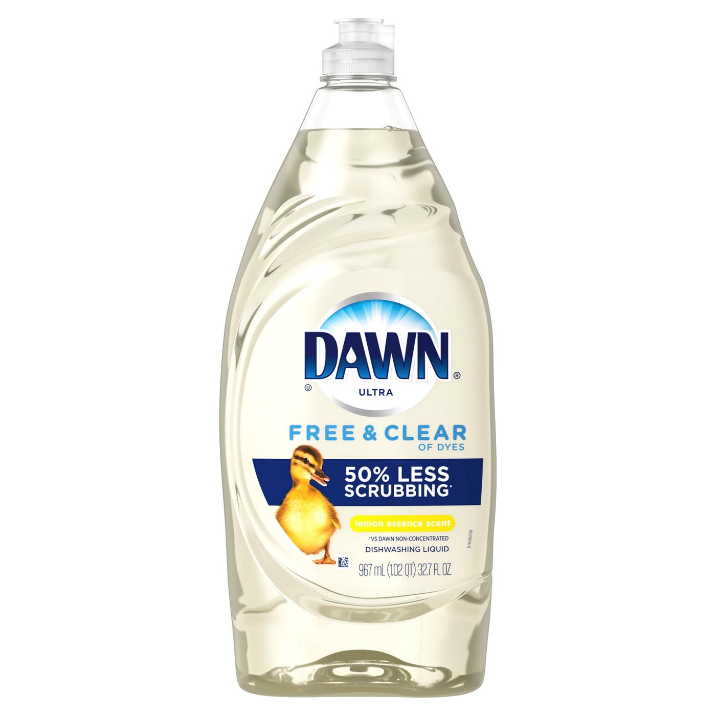 Dawn Ultra Free & Clear Lemon Essence Scent Liquid Dish Soap; image 1 of 2