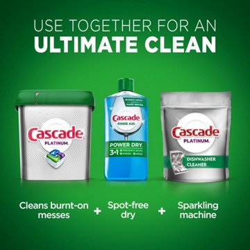 Cascade Platinum Dishwasher Cleaner