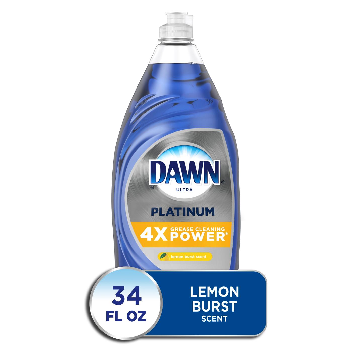 Dawn Ultra Platinum Lemon Burst Scent Liquid Dish Soap; image 2 of 3