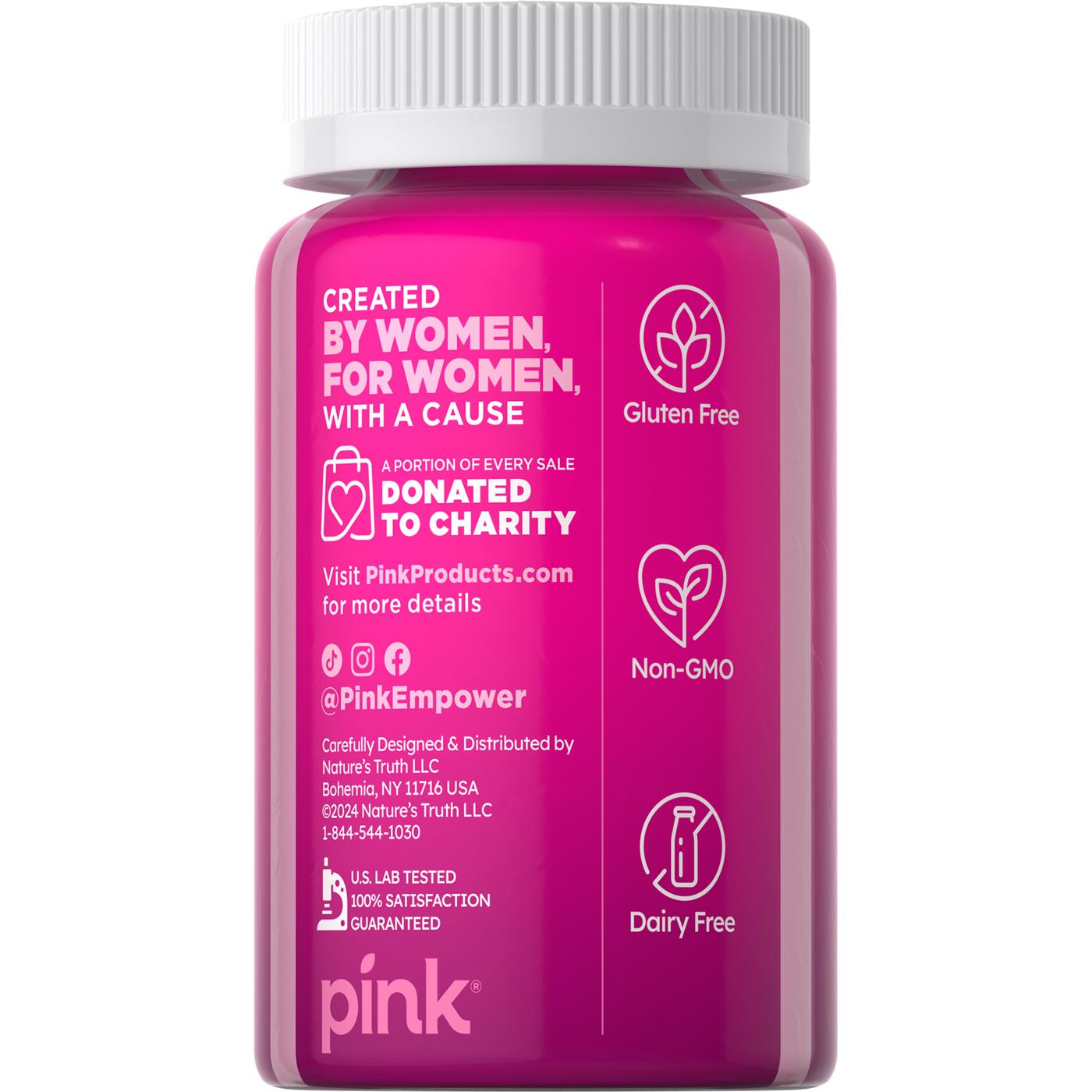 Pink Vibrant Prenatal Multi+ Gummies; image 2 of 2