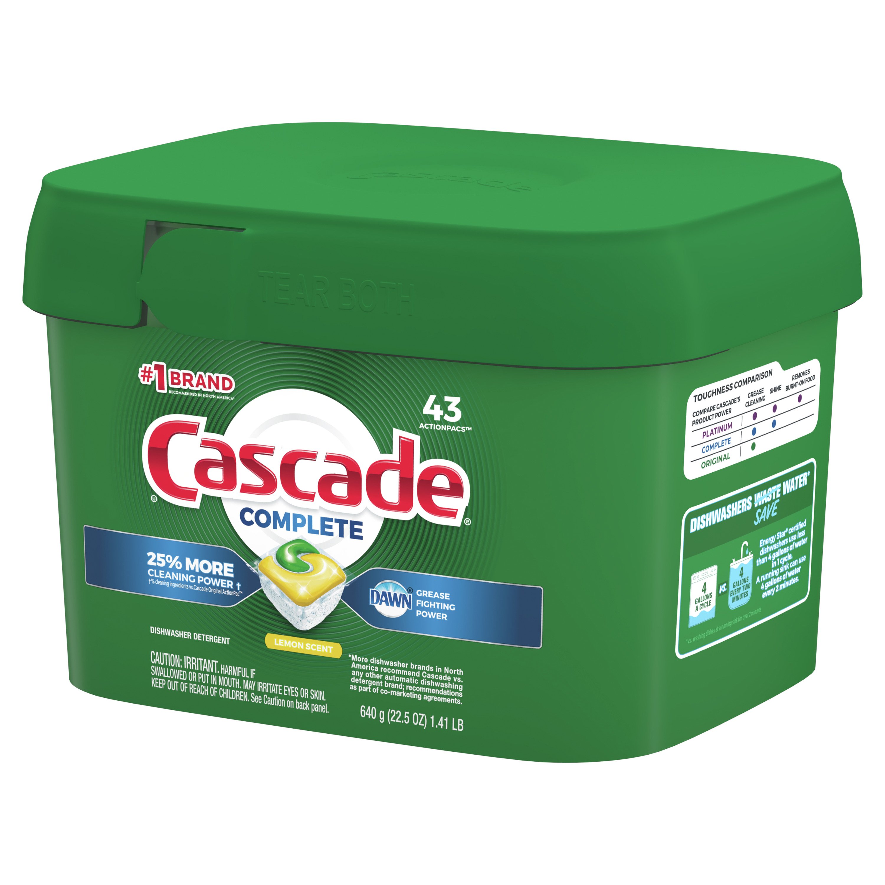 Cascade Platinum Fresh Scent Dishwasher Detergent ActionPacs + Oxi - Shop  Dish Soap & Detergent at H-E-B