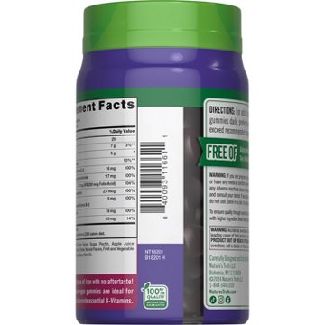 Nature's Truth Essential Iron Gummies - Grape Flavor, 60 ct