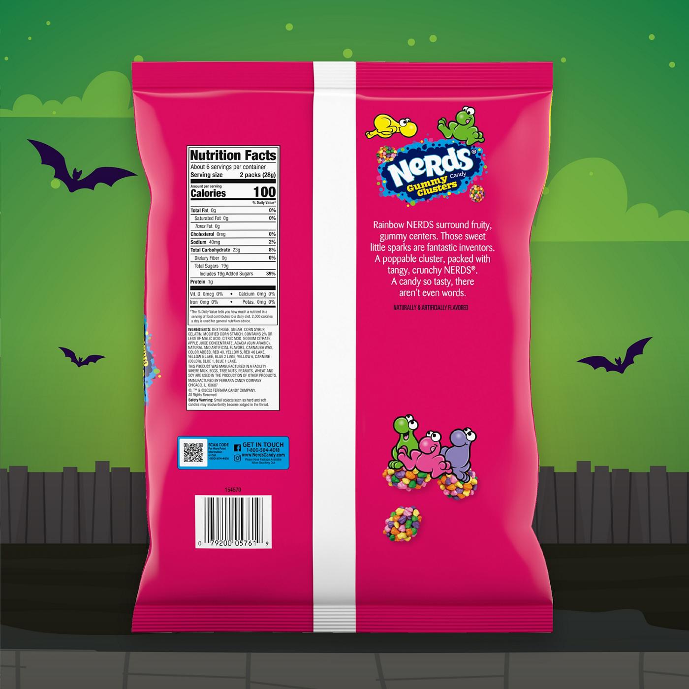 Nerds Gummy Clusters Halloween Candy Treat Packs; image 2 of 2