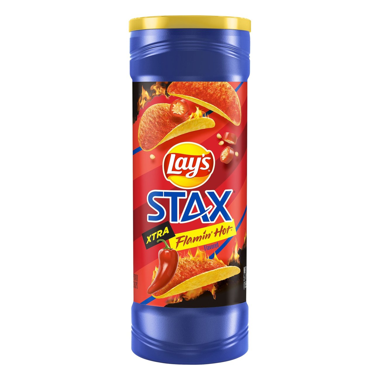 Lay's Stax Xtra Flamin' Hot Potato Crisps - Shop Chips at H-E-B