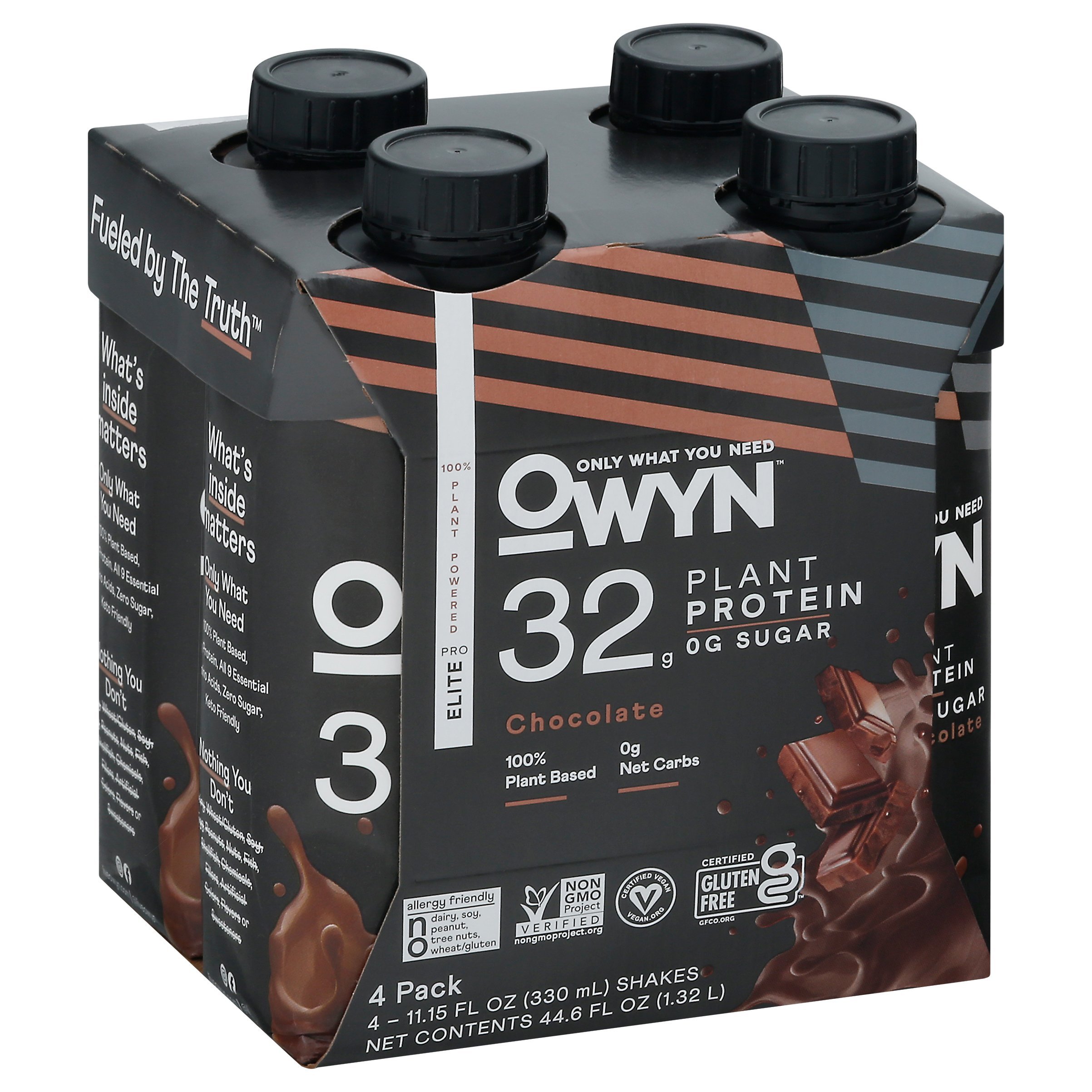 OWYN Pro Elite Plant Protein 32G Shake Chocolate 4 pk - Shop Diet ...
