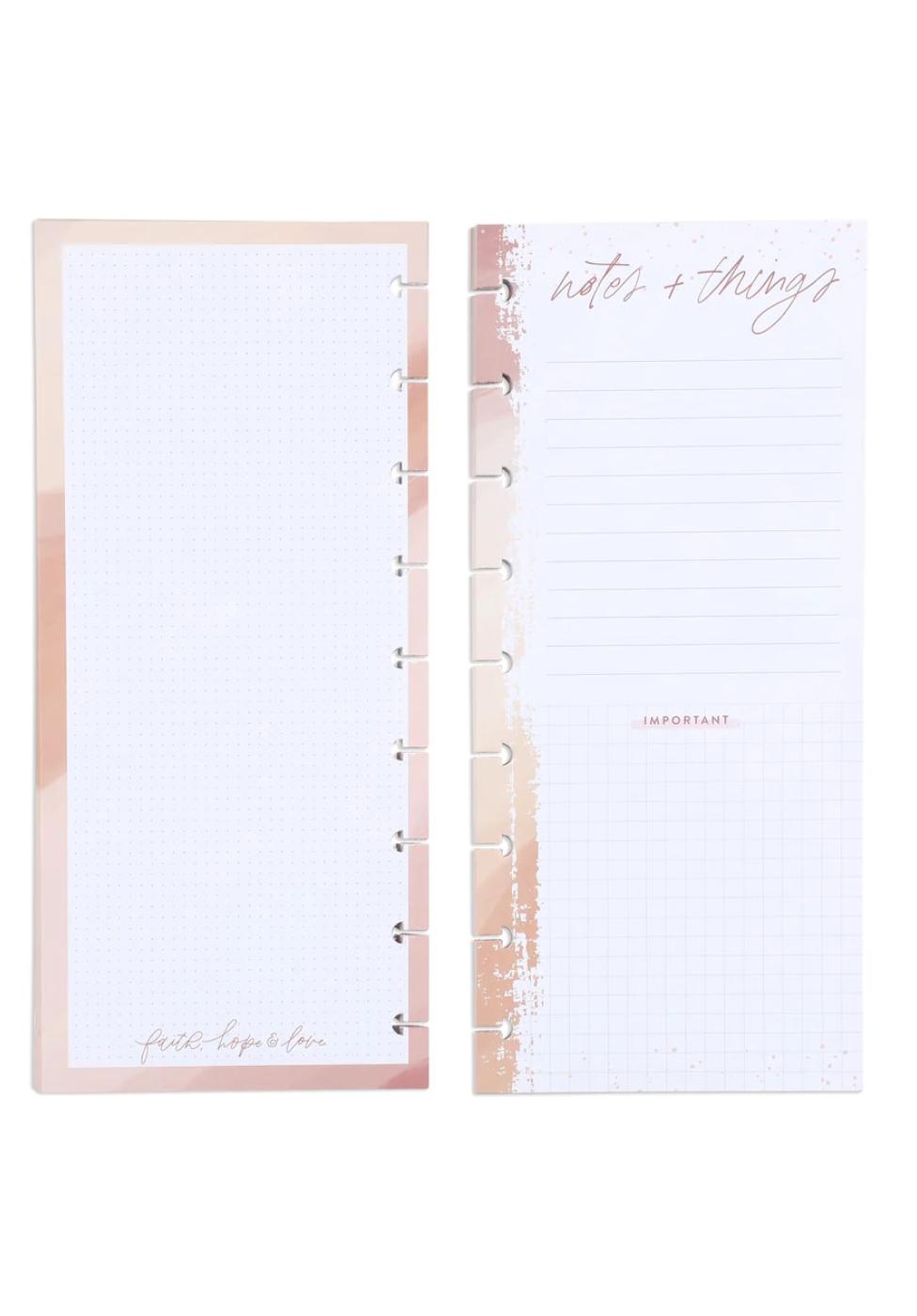 The Happy Planner Notes & Things Skinny Classic Filler Paper Shop