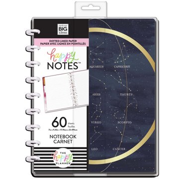 The Happy Planner Zodiac Signs Classic Happy Notes Notebook, 60 ct