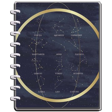 The Happy Planner Zodiac Signs Classic Happy Notes Notebook, 60 ct