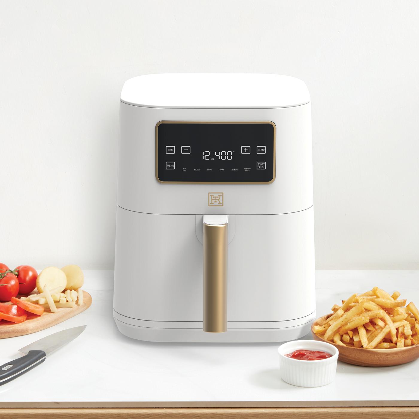 Kitchen & Table by H-E-B Digital Air Fryer - Cloud White; image 5 of 8