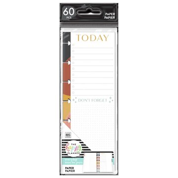 The Happy Planner Today Mini Half Sheet Filler Paper, 60 ct